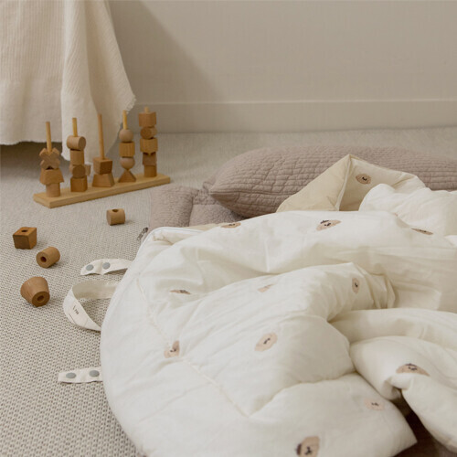 바미블랑 사계절 어린이집 아티스트멍 낮잠이불 세트(일체형 순면피그먼트가공)
